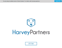 Tablet Screenshot of harvey-partners.com